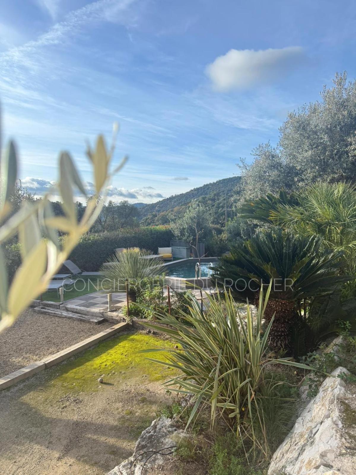 Sublime Villa Climatisee Avec Piscine Vue Mer Et Collines Le Plan-de-la-Tour Kültér fotó